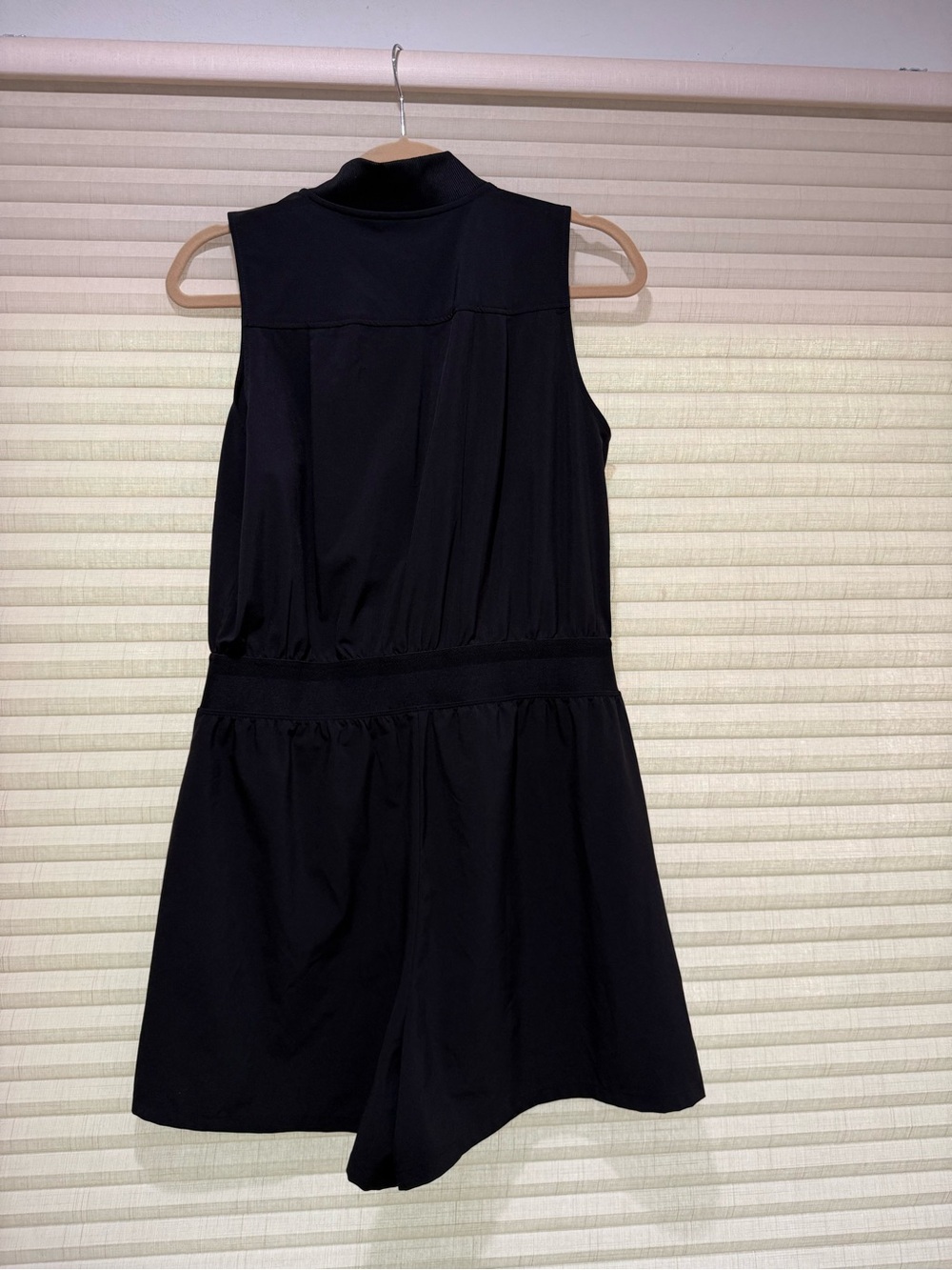 Athleta Black Sleeveless High-Waist Brooklyn Utility Romper - Picture 10 of 13